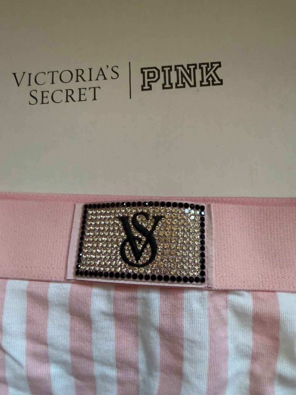 TWO (2) Victoria's Secret Women's Logo Cotton Shine Patch Modern Brief Panty - Picture 7 of 8